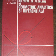 Culegere de probleme de geometrie analitica si diferentiala