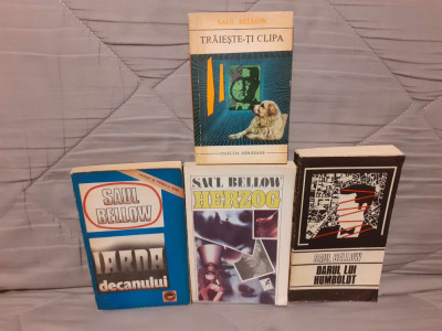 IARNA DECANULUI/DARUL LUI HUMBOLT/HERZOG/TRAIESTE-TI CLIPA-SAUL BELLOW (4 VOL) foto