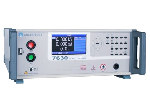 Tester de siguranţă MICROTEST 1&Omega;&divide;12G&Omega; 10&divide;5000VAC 10&divide;6000VDC