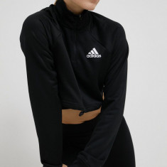 adidas Performance bluza HA7609 femei, culoarea negru, neted