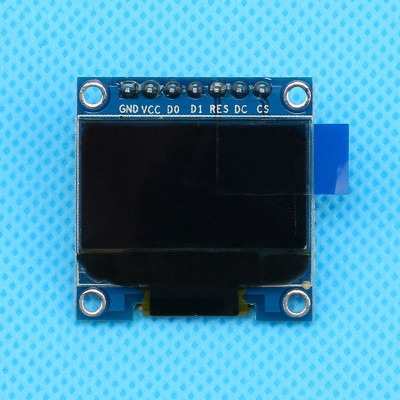 Display 0.96&amp;quot; OLED 128x64 7 pini IIC I2C Arduino ( ALBASTRU - BLUE ) (d.680) foto