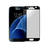 Folie Sticla Samsung Galaxy S7 g930 Black Fullcover Tempered Glass Ecran Display LCD