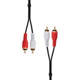 Cablu Audio 2 RCA-2 RCA , Premium Quality , Lungime 5 Metri
