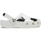 Saboti Crocs Classic Soccer Clog Kids Alb - White/Black