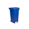Pubela cu Pedala 80L Big Tata Albastra Casa Plastor - Cos Gunoi Plastic Curte, Bucatarie, Hotel, Restaurant