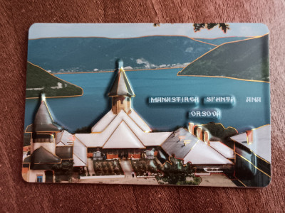 M3 C3 - Magnet frigider - turism - Manastirea Sfanta Ana - Orsova - Romania 30 foto