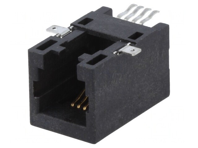 Soclu RJ9 4P4C SMT Orizontal Cat 5