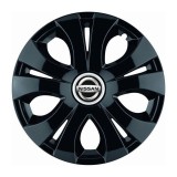 Set 4 Capace Roti Top Negru R16, Compatibil Cu Nissan