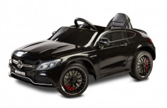 Masinuta electrica cu telecomanda Toyz Mercedes AMG C63 S Black foto