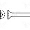 Surub M6, otel rezistent la acizi A4, 12mm, cap ingropat, BOSSARD, 3183936