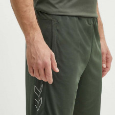 Hummel pantaloni scurți de antrenament Flex Mesh culoarea verde