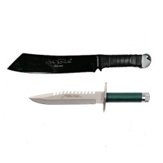 Set Cutit de vanatoare First Blood si Maceta Rambo, DEPOX&reg;, Teaca inclusa