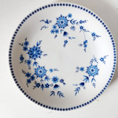 Farfurie portelan Seltmann Weiden Bavaria vintage, flori albastre