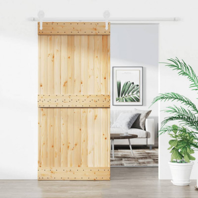 Usa glisanta cu set de feronerie 95x210 cm, lemn masiv de pin GartenMobel Dekor foto