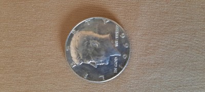 SUA HALF DOLLAR 1966 argint KENNEDY foto