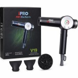 Cumpara ieftin Uscator De Par Profesional Feon BIRAI iPRO Barbers V19, Ultra-Puternic De 1800W, Uscare Super Rapida, Motor Digital Brushless 110.000 RPM, Ionic, High