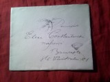 Plic circulat Campulung - Bucuresti 1910 cu Goarna mica 145 , Timbru 15 bani Ferdinand