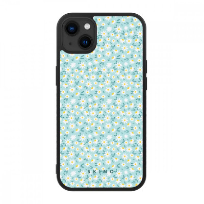 Husa iPhone 13 mini - Skino Floral Blue, flori albastru foto