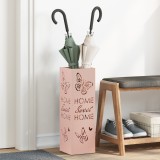 vidaXL Suport umbrele Roz Metal Standard Inserții decorativ
