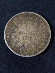 Franța 1875 A - 5 Franci - Monedă de argint #5