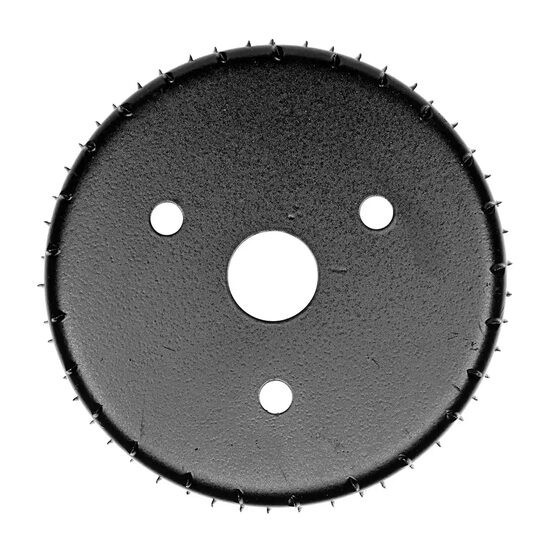 Disc circular slefuit, modelat, raspel, pentru lemn, plastic, 120x22.2 mm, Dedra GartenVIP DiyLine