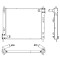 Radiator racire Nissan Juke (F15), 06.2010-, Motorizare 1, 6 T 140kw Benzina, tip climatizare cu/fara AC, cutie M/A, dimensiune 424x508x28mm, Cu lipi