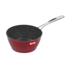 Cratita non-stick 16 cm - si pentru inductie, cu maner, culoare rosie