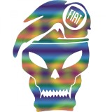 Cumpara ieftin Sticker Fiat Skull