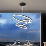 Lustra LED suspendata Pagano, 46W, 4000K, 30x40x49cm, Negru, Inaltime Reglabila, Alessandro DESIGN