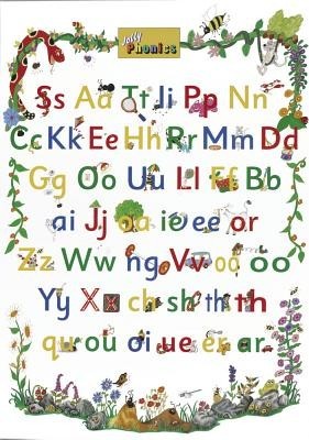 Jolly Phonics Letter Sound Poster (in Print Letters) foto