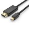 Cablu mini DisplayPort la Hdmi 1.8m negru