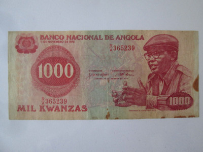 Angola 1000 Kwanzas 1979 foto