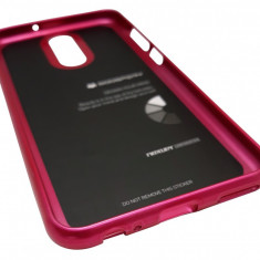 Husa silicon Mercury Goospery i-Jelly roz metalic pentru Huawei Mate 10 Lite