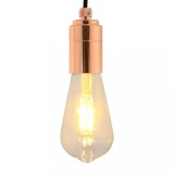 vidaXL Suporturi de lampă 2 buc Rose Gold E27