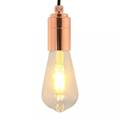 vidaXL Suporturi de lampă 2 buc Rose Gold E27 foto