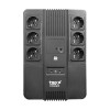 UPS TSY Power, 600VA/360W, LED, line interactive, 6 x Schuko TSY-D-0K6-LED SafetyGuard Surveillance