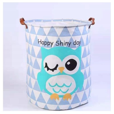 Cos container pentru jucarii, organizator pentru copii, model bufnita, 35x45 cm, OR2WZ120 foto