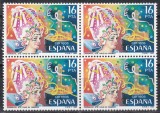 Spania 1984 - Carnavale, 2 serii in blocuri de 4, 4 poze, MNH, Nestampilat