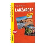 Ghid Turistic Lanzarote Marco Polo Spiral, Carte in Engleza, Ghid Practic cu Top 10 Obiective si Harta