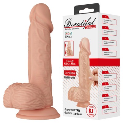Dildo Realistic LifeLife Skin, Beautiful Encounter, [ 21 cm x 4,4 cm ] (DB) foto