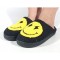 Papuci de casa veseli, usori, caldurosi, negru cu galben - model 106352