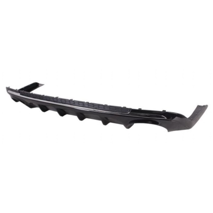 Bara spate KIA OPTIMA (JF), 10.2015-, vopsit; no guarantee on coating; negru; cu 2 gauri evacuare; inferior,
