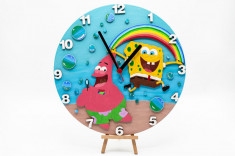 Ceas de perete SpongeBob si Patrick foto