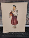 Țărancă din Alba, Transilvania , planșa nr. 025 din Portul popular rom&acirc;nesc, de Alexandrina Enăchescu, Scrisul Rom&acirc;nesc, Craiova, 1944