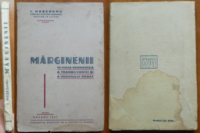 Haseganu , Marginenii in viata econ. a Transilvaniei si vechiului Regat , 1941 foto