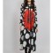 ROCHIE MAXI CU MANECA LUNGA ASIMETRICA DAYSY DOTS FERRARA TALIE UNICA Multicolora