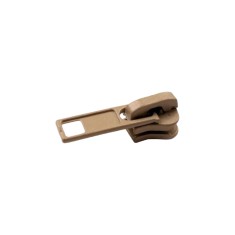 Cursor metalic pentru fermoar injectat, 5 mm, Natur