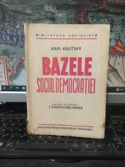 Karl Kautsky, Bazele Socialdemocrației, cu o Prefață-Comentar de C. Dobrogeanu-Gherea, Biblioteca Socialistă, București 1946, 202