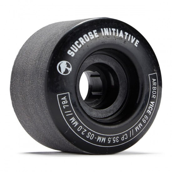 Set 4 roti Longboard Arbor Sucrose Vice 69mm/78A Black Set 4 roti Longboard Arbor Sucrose Vice 69mm/78A Black