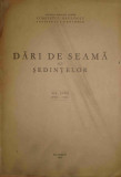 Dari de seama ale sedintelor, vol XLVIII (1960